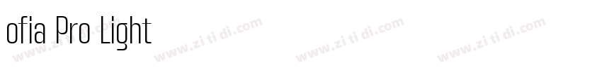 ofia Pro Light字体转换